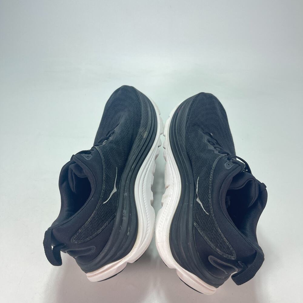HOKA Gaviota 5 Black White Stability Running Shoes 1134235-BWHT Womens Size 10B - Picture 5 of 8